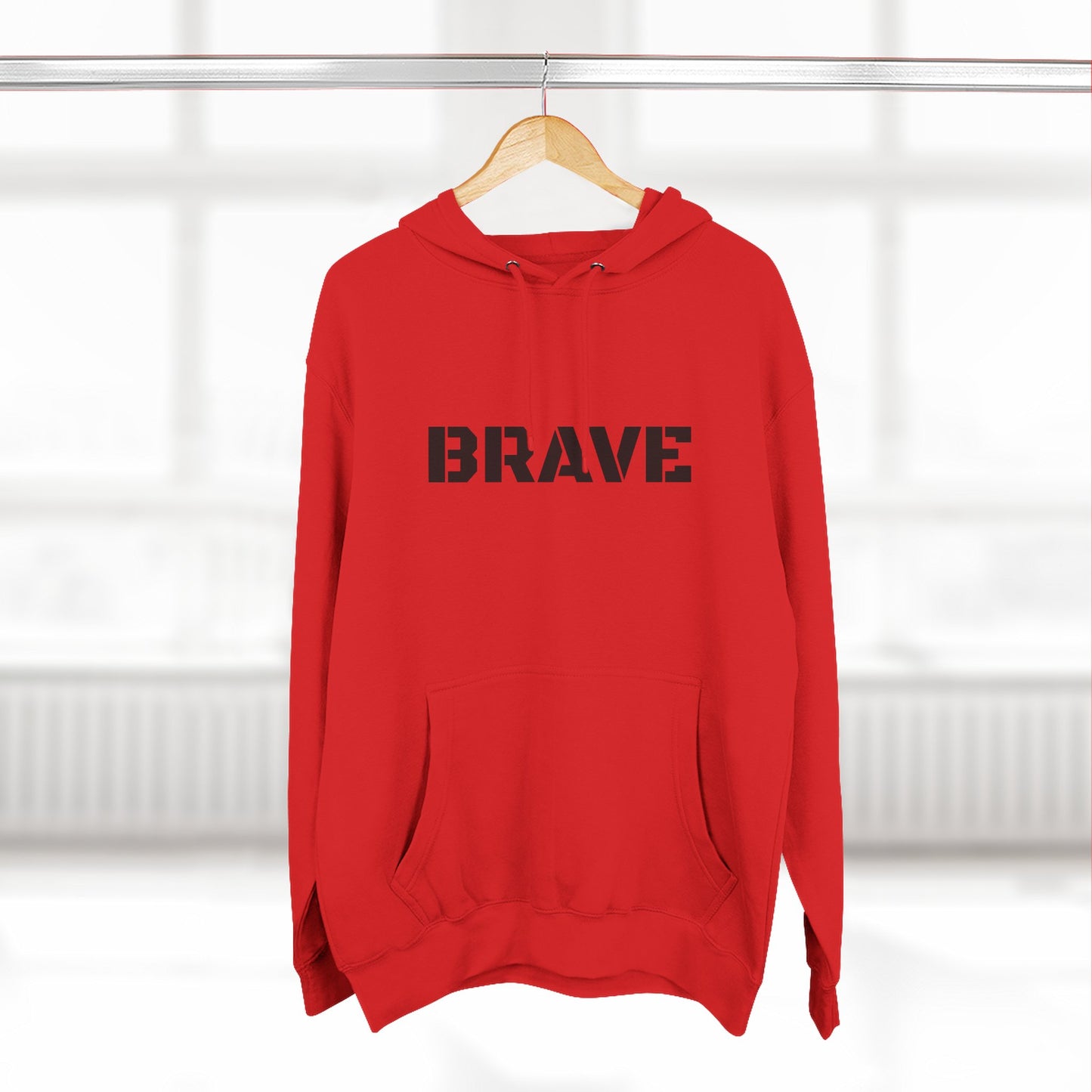 "Brave" Hoodie - BRAVE Graphic Hoodie (Simple)