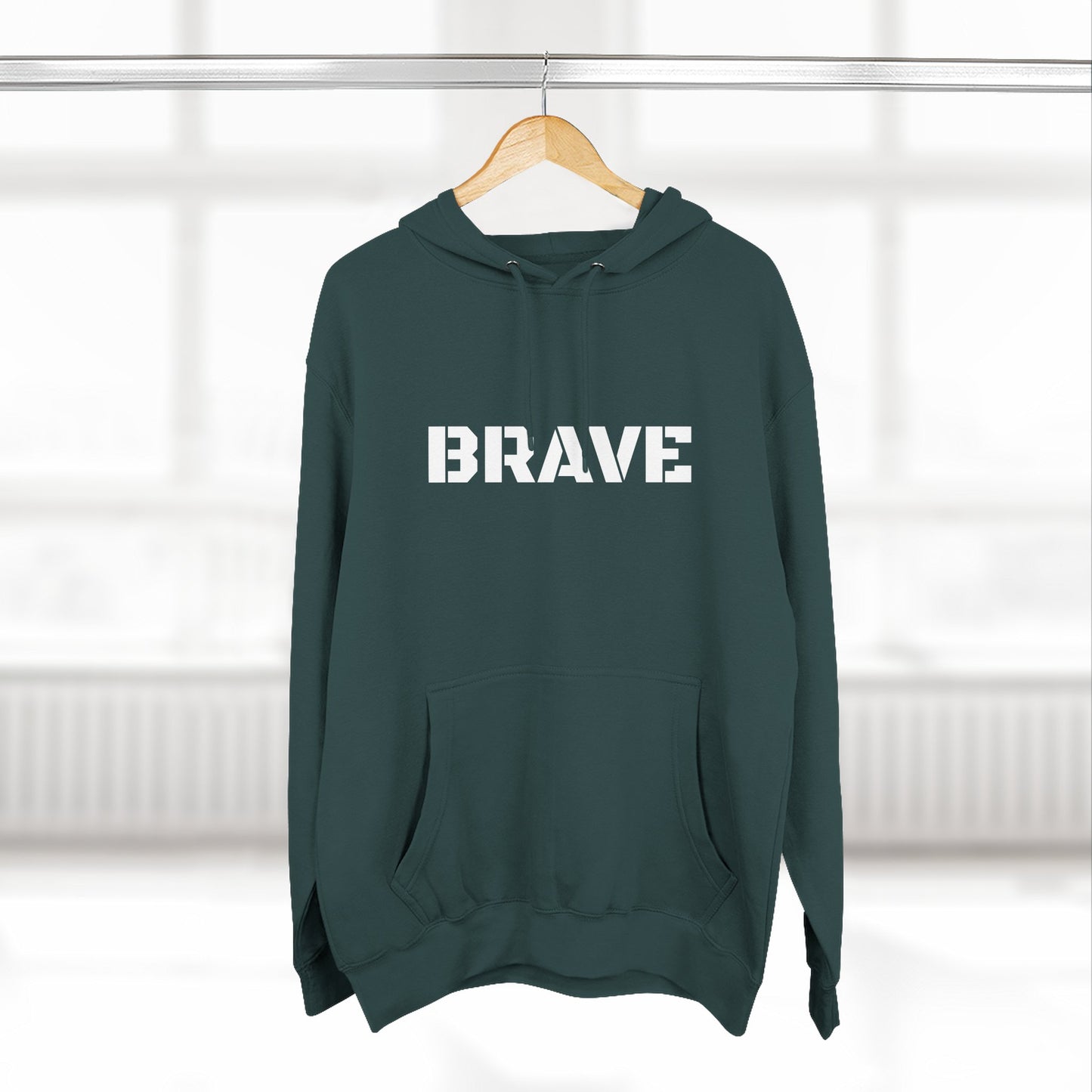 "Brave" Hoodie - BRAVE Graphic Hoodie (Simple)