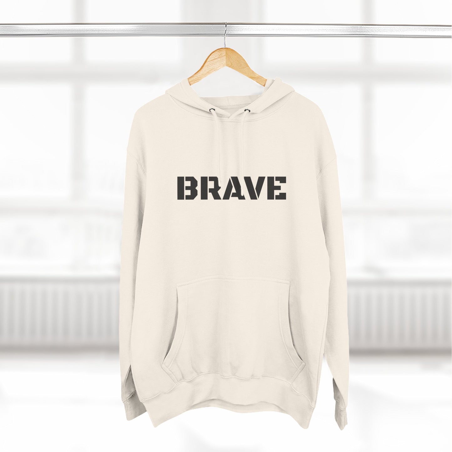"Brave" Hoodie - BRAVE Graphic Hoodie (Simple)