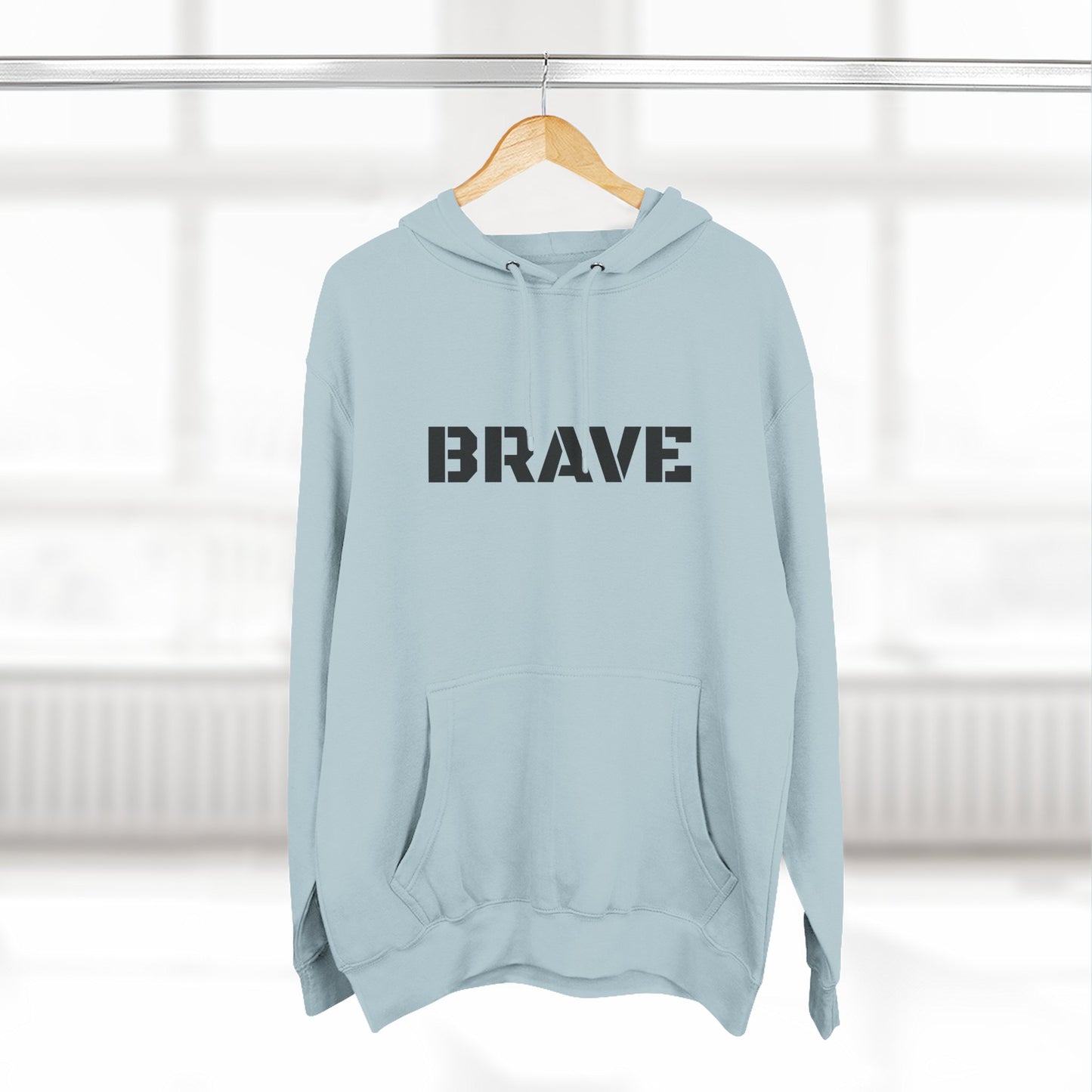 "Brave" Hoodie - BRAVE Graphic Hoodie (Simple)