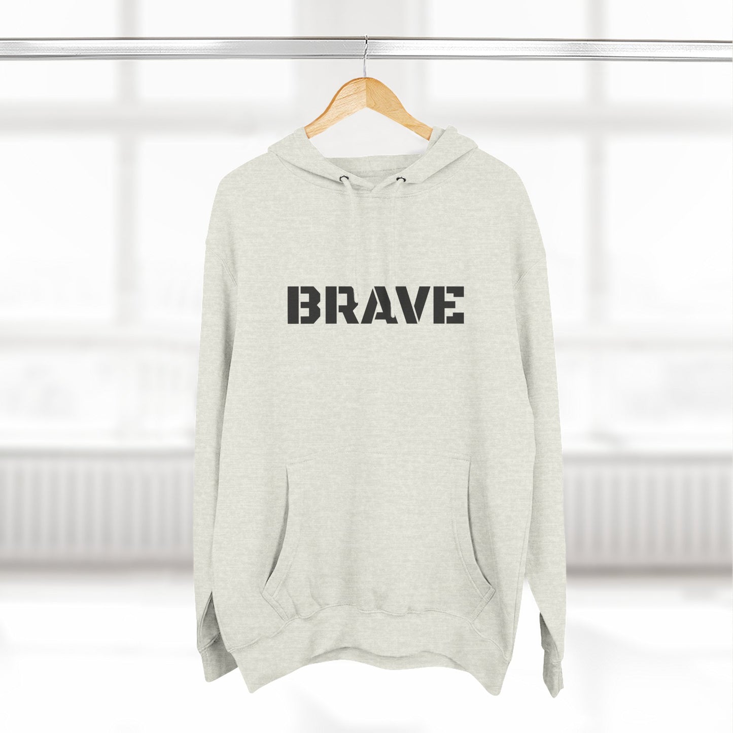 "Brave" Hoodie - BRAVE Graphic Hoodie (Simple)