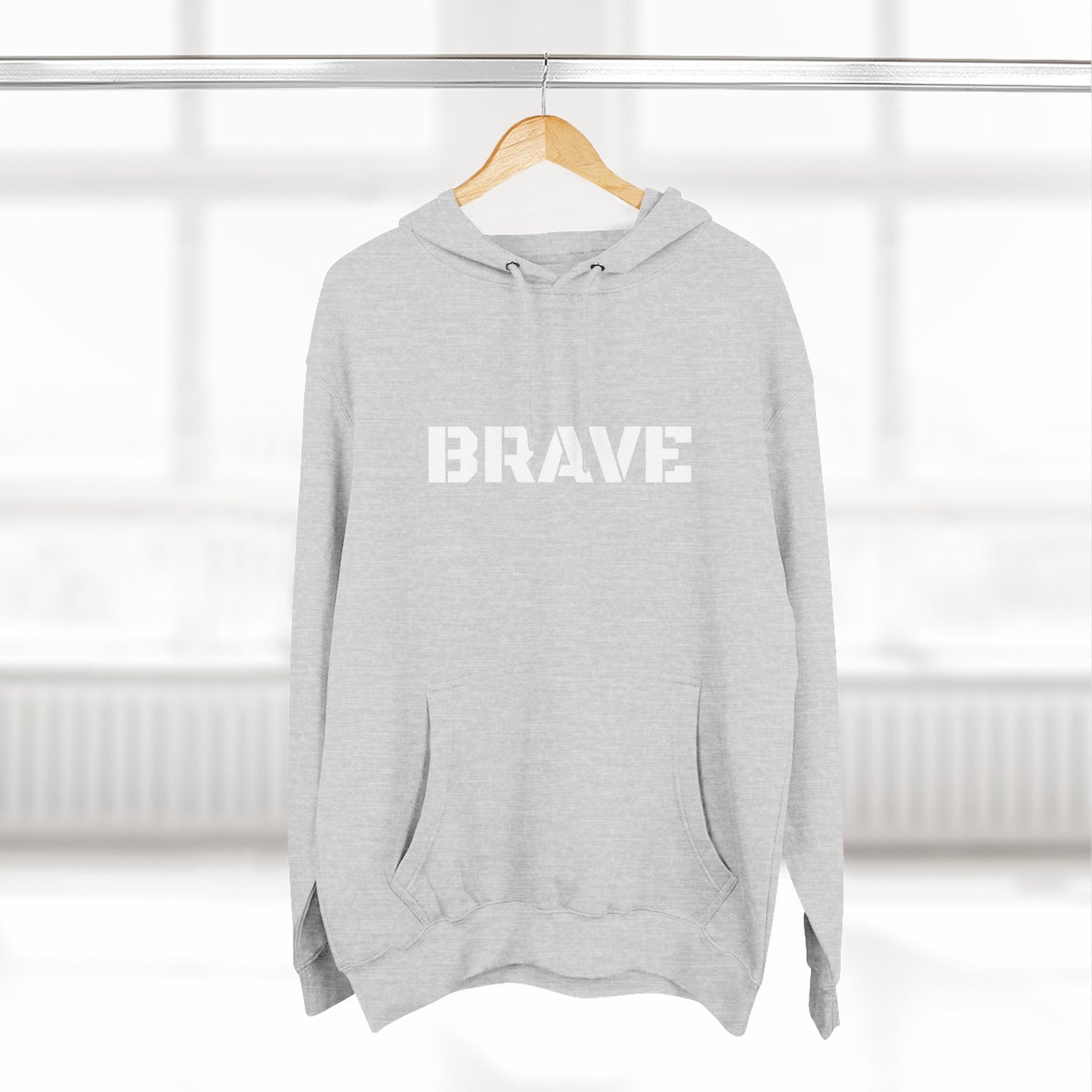 "Brave" Hoodie - BRAVE Graphic Hoodie (Simple)