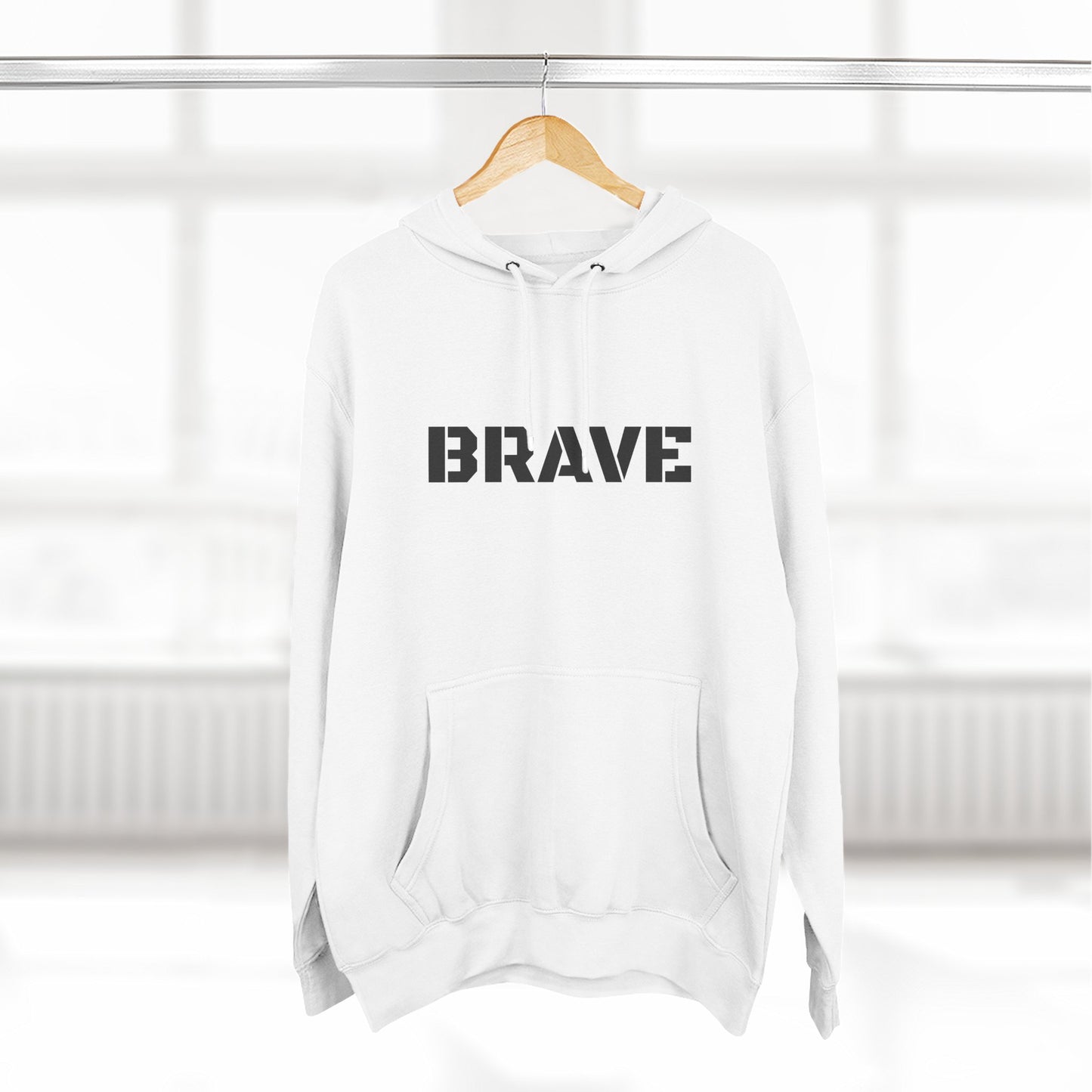 "Brave" Hoodie - BRAVE Graphic Hoodie (Simple)