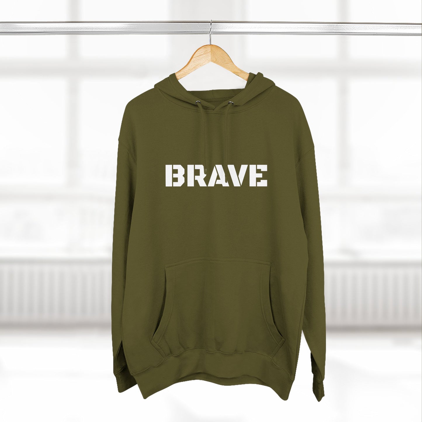 "Brave" Hoodie - BRAVE Graphic Hoodie (Simple)