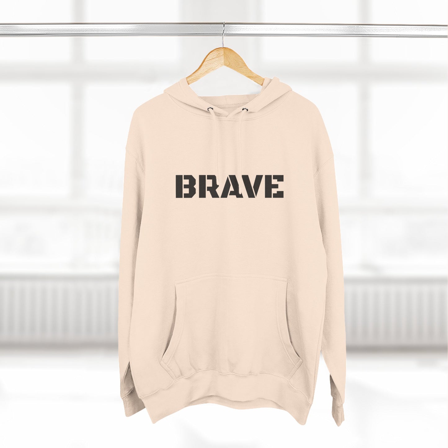 "Brave" Hoodie - BRAVE Graphic Hoodie (Simple)