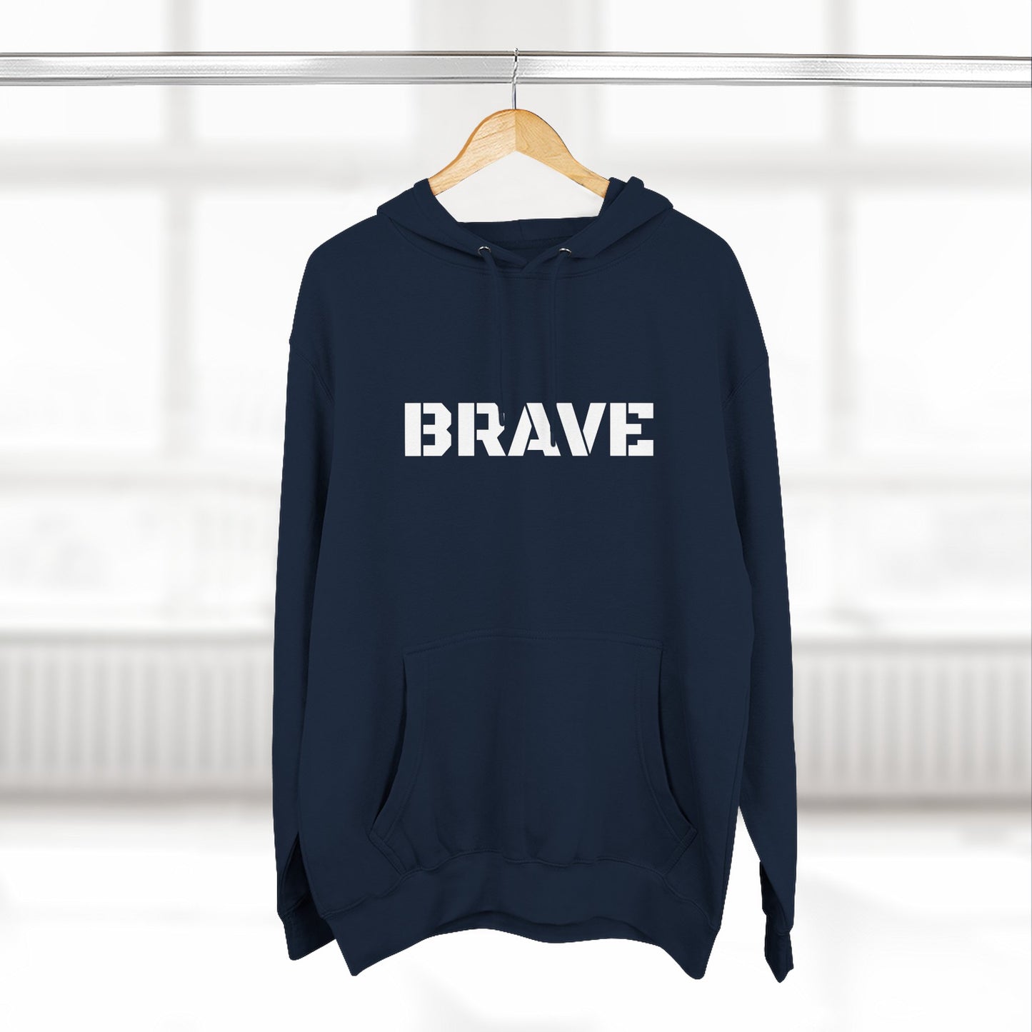 "Brave" Hoodie - BRAVE Graphic Hoodie (Simple)