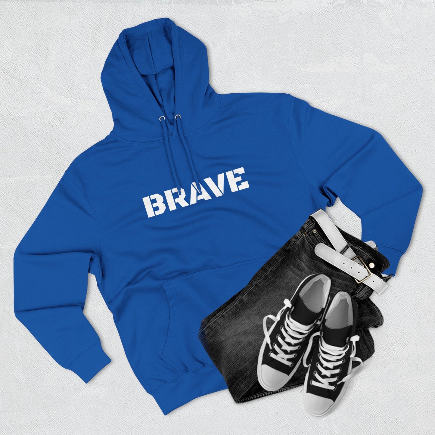 "Brave" Hoodie - BRAVE Graphic Hoodie (Simple)