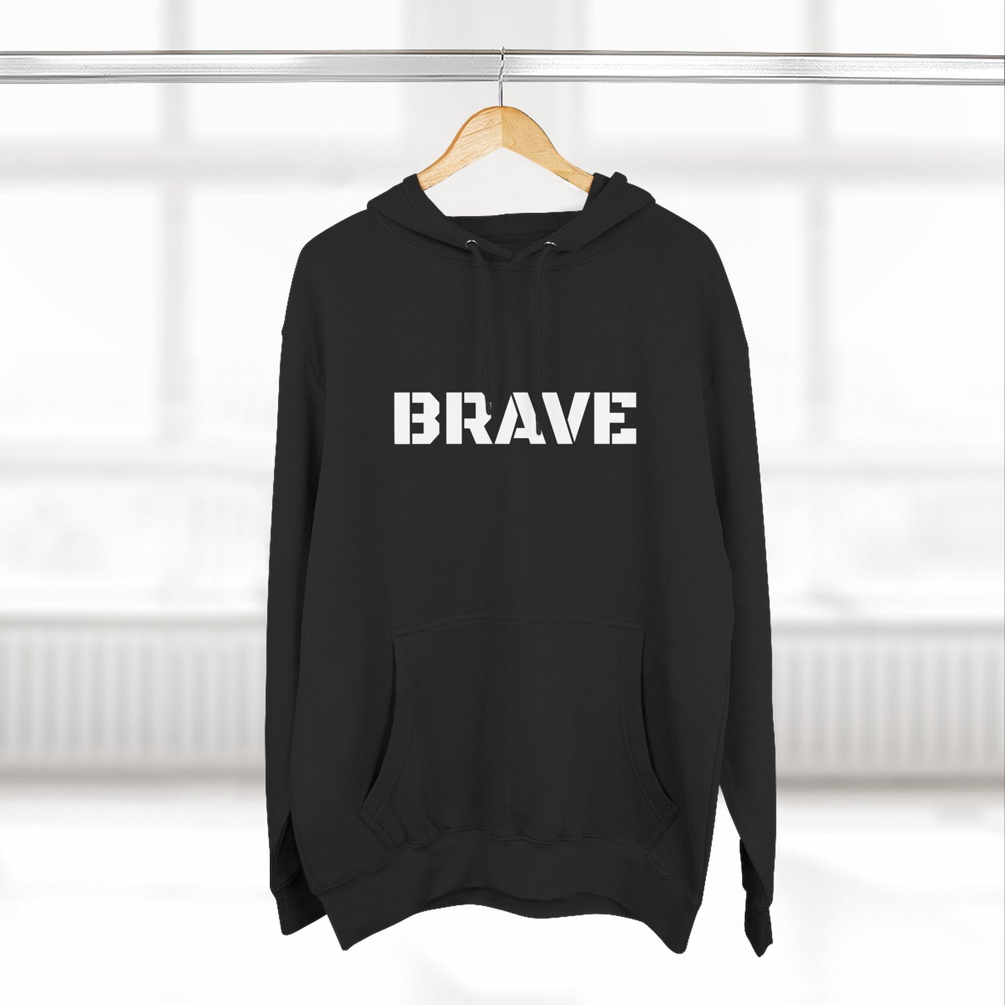 "Brave" Hoodie - BRAVE Graphic Hoodie (Simple)